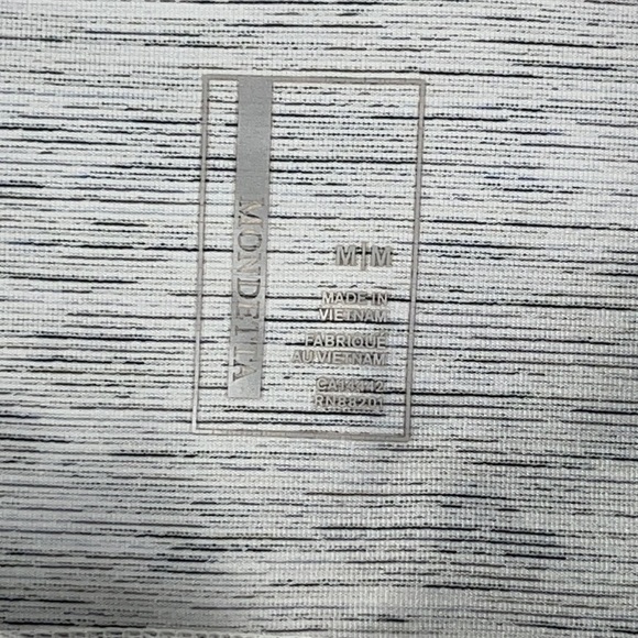 MPG Mondetta Performance Gear Grey Black & White Heathered Leggings - Picture 4 of 4